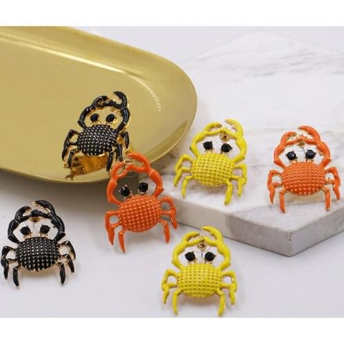 New Fashion Animal Crab Dangle Drop Earrings for Women Cute Design Metal Earrings Jewelry Stud Earrings Trendy 2020 Wholesale