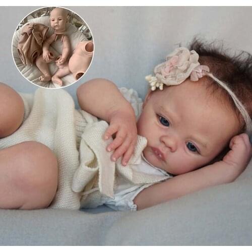 NPK 17Inch Size Reborn Meadow Doll Kit Popular Soft Lifelike Fresh Color
