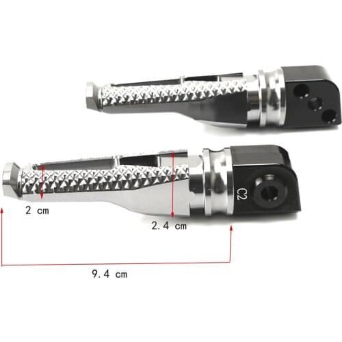 Motorcycle Rear Footpegs Plate Foot Pegs For Kawasaki ZX10R ZX6R/Ninja636 ZX9R ZX12R ZX-14R/ZZR1400 ER6N/ER6F ZRX1200