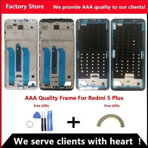 AAA Quality Middle Frame For Xiaomi Redmi 5 Plus Middle Frame Housing Cover For Redmi 5 Plus Middle Frame