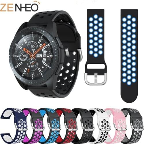 Silicone Band For Samsung Gear S3 Frontier / Classic 22mm Watch Strap Replace Wristband For Samsung Galaxy Watch 46mm Wristband