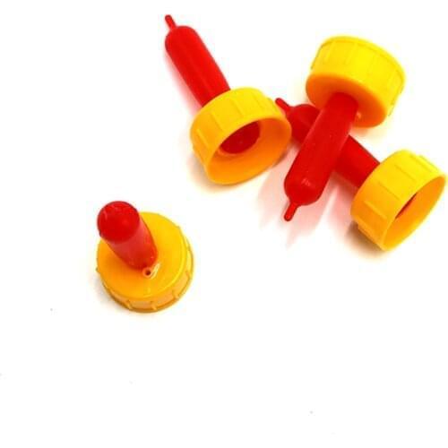20PCS lamb nipple plastic milking feed watering manual milk drink soft rubber pacifier teat feed orphaned pup puppy piglets