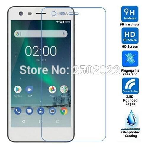 Glass For Nokia 2 Glass Screen Protector Tempered Glas On For Nokia 2 Nokia2 Protective Film 9H Phone Protect Case Guard Saver