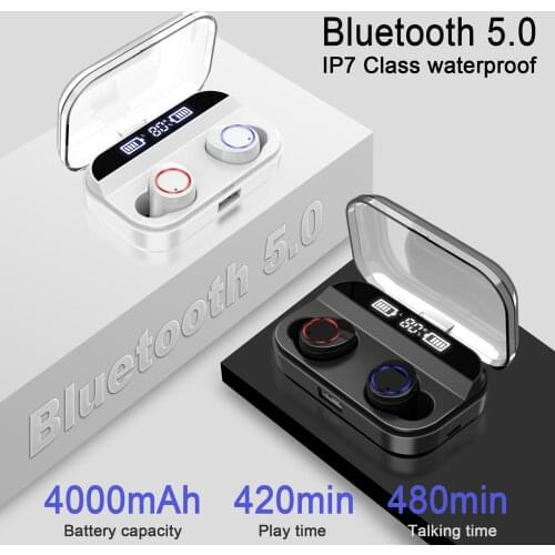 30PCS X11 TWS Wireless Earphone Bluetooth 5.0 Earphone Power Display Touch Control Sport 9D Stereo Cordless Earbuds Headset