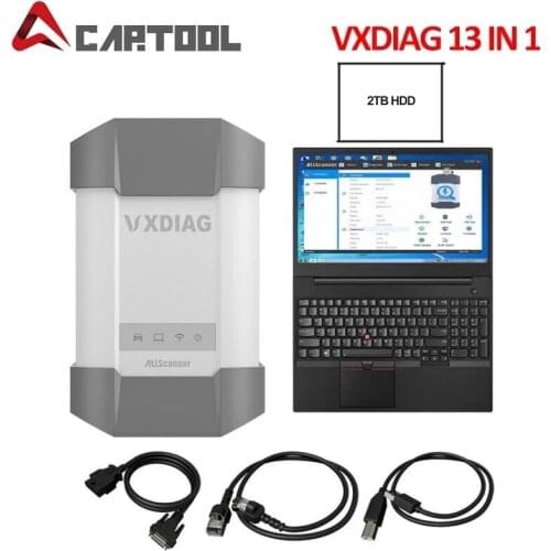 VXDIAG ALLSCANNER For all model 13 in 1 For VW For Toyota it3 HDS Star C4 For Benz all in 1 For JLR ICOM A2 A3 Diagnostic Tool