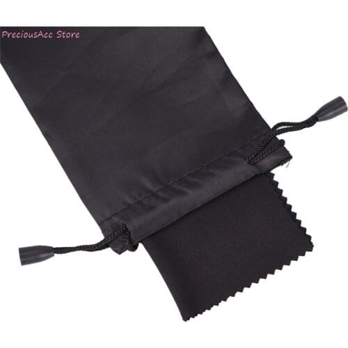 1 Set Black Microfiber Eyewear Sunglasses Cloth Bag Pouch Custom Glasses Pouch Pouch Spectacle Glass