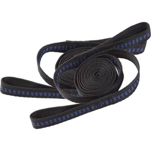 2 Straps Adjustable Tree Hanging Hammock Straps Climbing Rope Aerial Yoga Hammock Belt