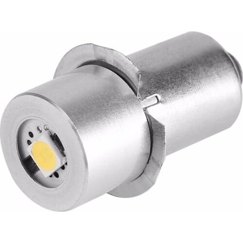 3/4.5/6/9V P13.5S Base 1W LED Flashlight Bulb IP20 High Brightness Flashlight Torch Emergency Work Light Lamp Replacement Bulb