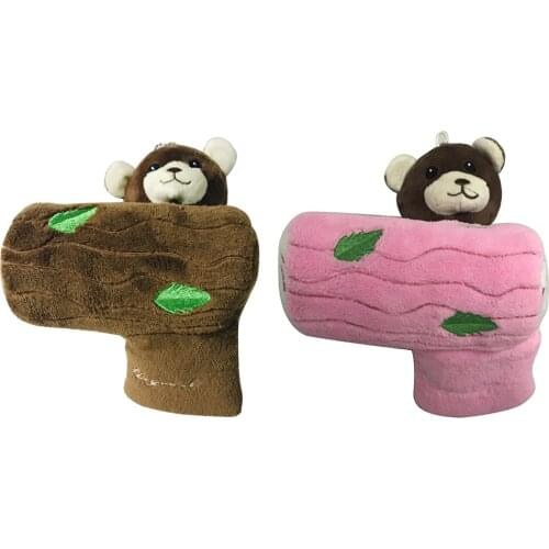 Golf Head Covers Blade Putter Mallet Headcover Golf Club Protector Soft Lining Cover Golfer Equipment