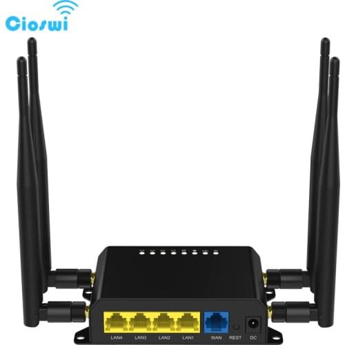 Cioswi WE826-T2 4G WiFi Router Mobile WiFi 3G 4G LTE Router Modem with SIM Card Slot WiFi Repeater 2.4Ghz Wireless WiFi Router