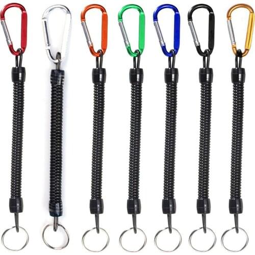 New 7pcs Fishing Lanyards Boating Multicolor Ropes Kayak Camping Secure Pliers Lip Grips Tackle Fish Tools Fishing Accessory