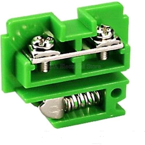 10Pcs Green JF5-2.5/5 JF5-2.5RD JF5-2.5/2 JF5-2.5/3 Terminal block test terminal copper parts flame retardant Terminal Block