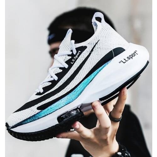 Brands Mens Sneakers 2020 Unisex Air Cushion Jogging Mens Shoes Damping Buffer Non-slip Design Walking Shoes For Men Marathon