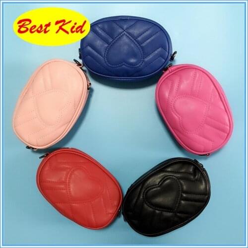 BestKid Bags! Two way use bags Childrens fashion leather Fanny pack Kids Mini shoulder bags Toddlers Messenger bag Purse SMT069