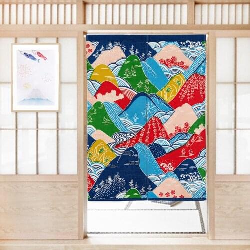 Nice Curtains Japanese Door Curtains Beautiful Japan Style Printing,Width 85cm,Length 90cm/120cm,Home Decor Cortinas
