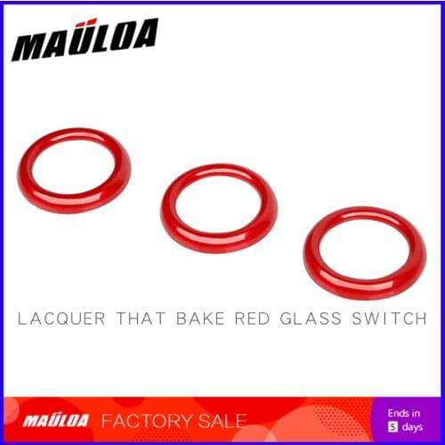 Modified ABS carbon fiber decorative ring car interior stickers air conditioning air outlet dedicated for CX3 2018