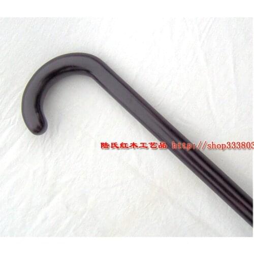 Fashion models * high-grade red sandalwood rosewood cane. Elbow crutches (can be lettering). [] Lushi mahogany