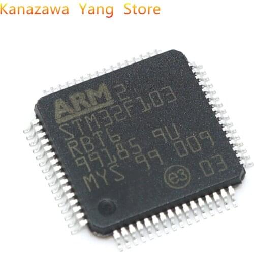 1 Pcs 5Pcs/Lot Brand New STM32F103RBT6 STM32F103 RBT6 LQFP64 Microcontroller Embedded Microcontroller Chip In Stock Best Quality