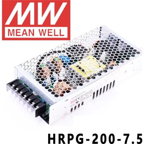 Original MEAN WELL HRPG-200-7.5 7.5V 26.7A meanwell HRPG-200 7.5V 200W Single Output with PFC Function Power Supply