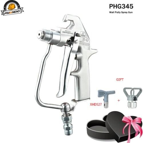 PHENDO Wall Putty Spray Gun 5000psi (35mpa) 4-finger Sprayer No Filter Washing 246240 Spray Gun Grac Heavy Duty Textrue Gun