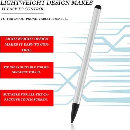 Simple Dual-use Touch Screen Pen Resistance Capacitance Pen Touch Screen Pen Mobile Phone Touch Screen Pen Touch Metal Pen