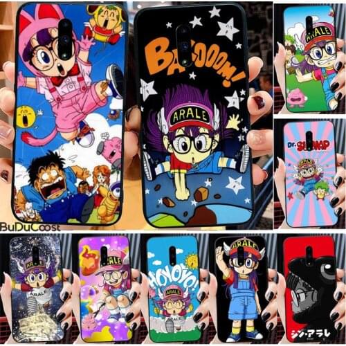 Riccu cartoon girl Arale Norimak Phone Case For Redmi 6 4X 7 7A 8 GO K20 Note 4 4X 5 5A 6 6 Pro 7 8 8pro Black TPU Soft