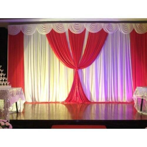 Romantic Wedding Background backdrops 6m/20ft (w) x 3m/10ft (h) Wedding curtain wedding props stage background veil