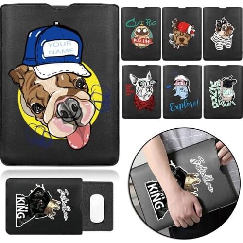 Laptop Bag 11 12 13 14 15 Inch PU Leather Notebook Bag for HP/Lenovo/Samsung/Sony Computer Fabric Sleeve Cover Accessories