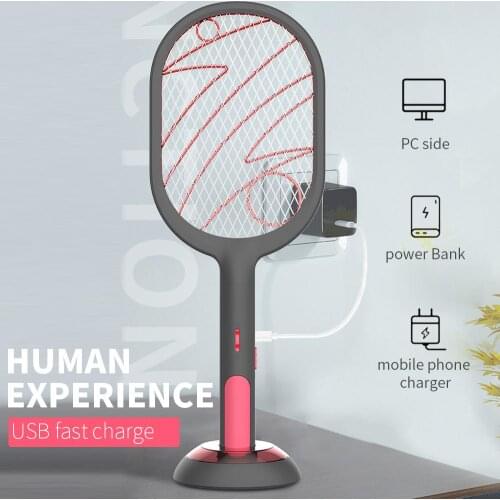 USB Charging Mosquito Lamp Mosquito Swatter Electric Mosquito Swatter Trap Control Pest Repeller Wasp LED