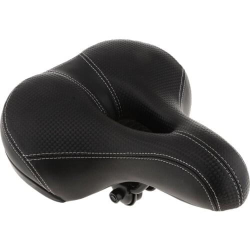 Bike Seat Padded Saddle for Men and Women, Comfortable Bicycle Seat for MTB Mountain Road Bike Cycling Riding Racing