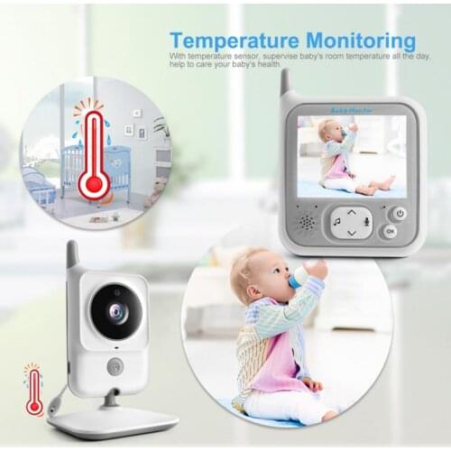 Baby Monitors 3.2 Inch LCD Video Pet Baby Camera Nanny VB607 Wireless Babysitter Two Way Audio Night light Temperature Monitor