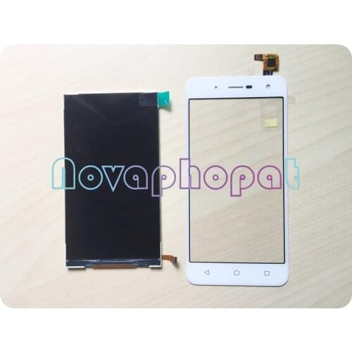 Novaphopat LCD Screen For BQ BQ-5057 Strike 2 BQs 5057 Touch Screen Digitizer Sensor Touchpad+ LCD Display Replacement
