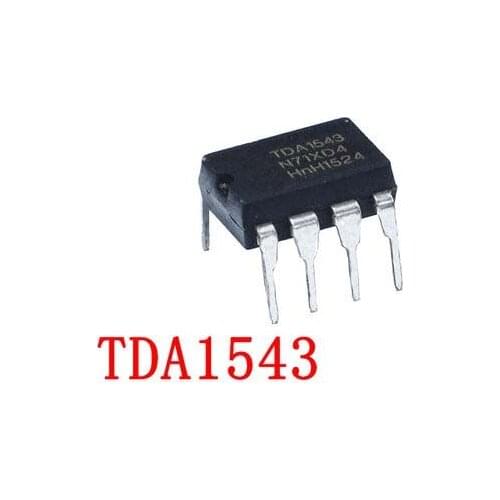 10pcs/lot TDA1543A DIP8 TDA1543 DIP-8 1543A DIP In Stock