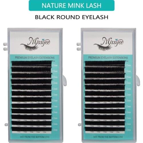 8-15mm Mix 0.05 CC 100% handmade korean pbt eyelash extension natural soft faux mink eyelashes lashes for extension