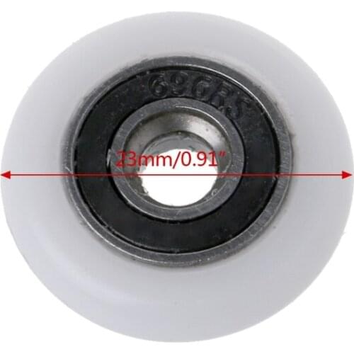 8 Pcs Shower Door Runner Rollers Wheels Pulleys Replacement Parts 23mm Diameter