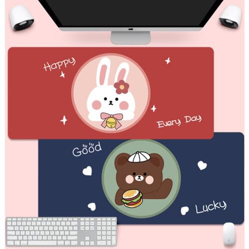 90X40 80x30 Home Gamer Large Writing Desk Mats Laptop Mouse Mat Kawaii Mouse Pad Cute Mouse Pad Gaming Deskpad for Office