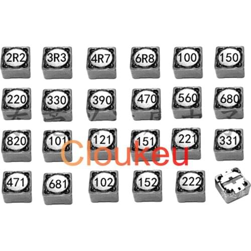 CD125R CDRH125R SMT inductor 2.2UH 3.3UH 4.7UH 6.8UH 10UH 15UH 22UH 33UH 47UH 68UH 100UH 150UH 220UH 330UH 470UH 12*12*5mm