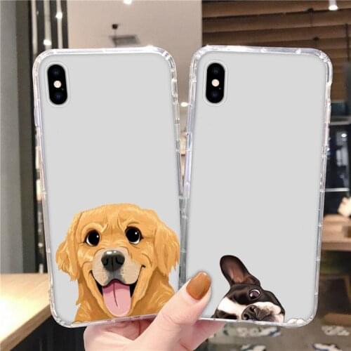Bulldog Pug Dog French Phone Case Transparent for Huawei honor Enjoy Y V 9 7 8 10 20 30 40 SE S E C lite pro plus 2019