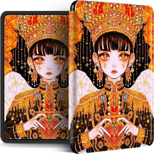 Anime Dark Girl Funda Sleeve for KPW4 Kindle Paper White 4 2018 2019 Kindle 10th Generation Case for Fundas Kindle Paper White