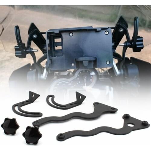 For BMW R1200GS R1250GS Windshield Windscreen Steel Bracket Mounting Clamps Holder R1200 GS LC ADV 2013-2021, R 1250 GS ADV