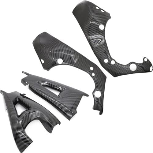 For Kawasaki ZX10R ZX 10R 2011 - 2016 2015 Motorcycle Frame Cover Panel Swingarm Cover Fairing Swing Arm Protection Carbon Black