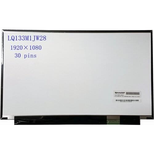 For laptop matrix 13.3" slim LQ133M1JW28 FHD 1920*1080 30pins LED LCD Screen display