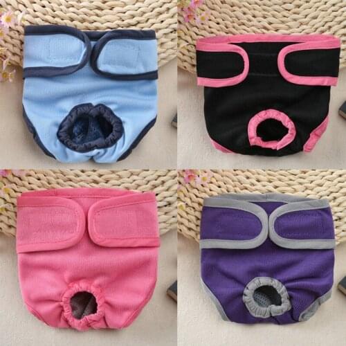 Pet Underwear Physiological Pants For Female Small Dog Washable Durable Doggie Diapers Underwear Short Diaper XS-XL