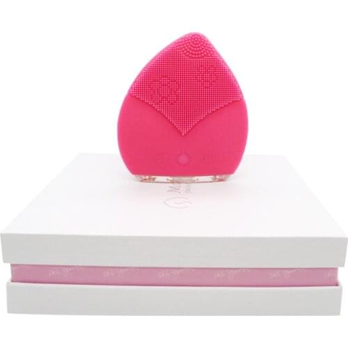 Electric Facial Cleansing Face Washing Brush Silicone Deep Cleaning Facial Pore Cleaner Machine Makeup Blackhead Remove Tool