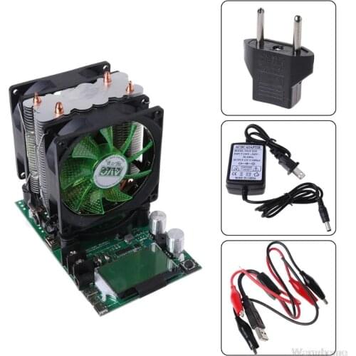 180W Electronic Load Tester USB Resistor Adjustable Testing Module Intelligent Discharge Resistance Power Meter N06 20