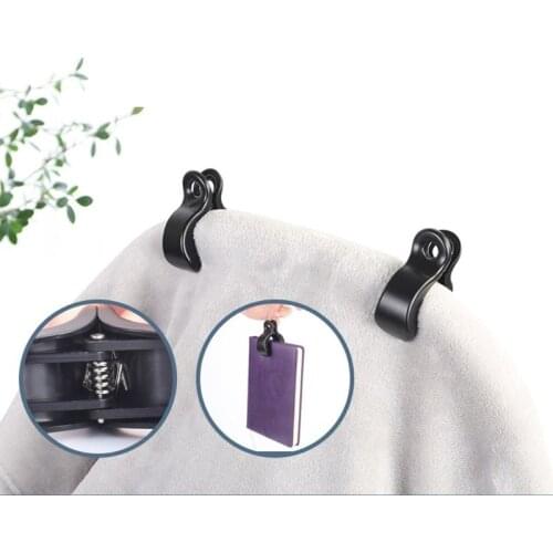 J60B 4 Pack Baby Car Seat Toy Lamp Pram Stroller Peg To Hook Cover Blanket Clips