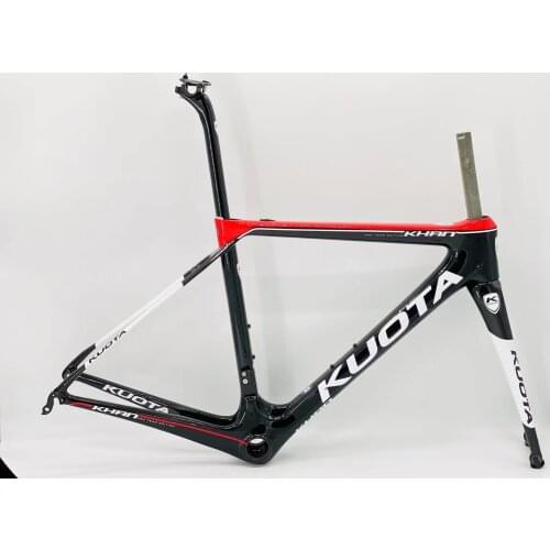 Italy Kuota Road Frameset Khan Black/Red/White Team Version