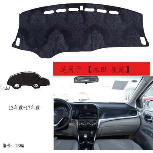 TOMMIA For Honda Crider 12-17 Dashboard Pad Cover Dash Mat Anti-Sun Velvet Instrument