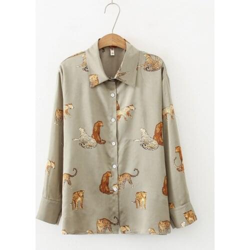 LLLmwybiao Satin Blouses