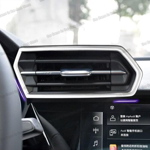 Lsrtw2017 Car Front Dashboard Air Vent Outlet Frame Trim Decoration for Audi A3 8y 2021 2022 Accessories Auto Styling Parts